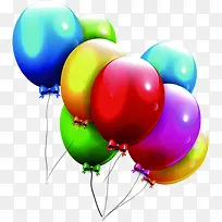 彩色氢气球素材-空若网 彩色氢气球素材-空若网