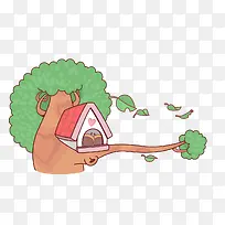鸟窝卡通图案-空若网 鸟窝卡通图案-空若网