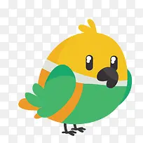 矢量卡通可爱小鸟插画-空若网 矢量卡通可爱小鸟插画-空若网