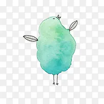 水彩创意小鸟-空若网 水彩创意小鸟-空若网