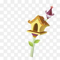 卡通小鸟房子-空若网 卡通小鸟房子-空若网