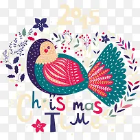 矢量圣诞节小鸟-空若网 矢量圣诞节小鸟-空若网