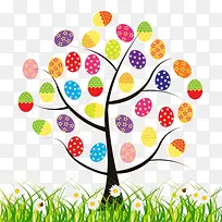卡通彩蛋树-空若网 卡通彩蛋树-空若网