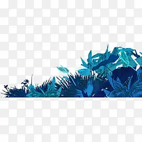 手绘的绿草-空若网 手绘的绿草-空若网