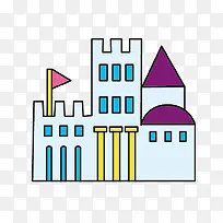 卡通童话城堡-空若网 卡通童话城堡-空若网