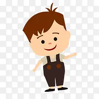 卡通扁平化小男孩设计-空若网 卡通扁平化小男孩设计-空若网