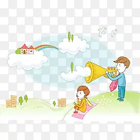 儿童插画-空若网 儿童插画-空若网