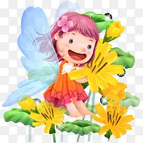 小天使花丛-空若网 小天使花丛-空若网