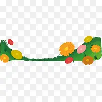 花丛迎春素材-空若网 花丛迎春素材-空若网