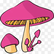 可爱卡通蘑菇素材-空若网 可爱卡通蘑菇素材-空若网