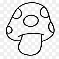 蘑菇卡通手绘-空若网 蘑菇卡通手绘-空若网