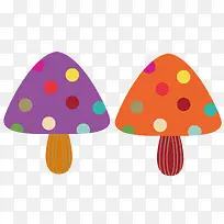 彩色的蘑菇-空若网 彩色的蘑菇-空若网