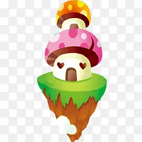 摄影手绘蘑菇效果-空若网 摄影手绘蘑菇效果-空若网