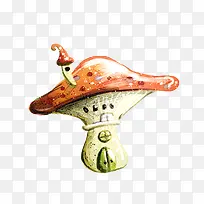 可爱卡通蘑菇房子-空若网 可爱卡通蘑菇房子-空若网