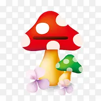 可爱卡通蘑菇-空若网 可爱卡通蘑菇-空若网