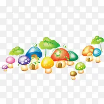 卡通蘑菇装饰-空若网 卡通蘑菇装饰-空若网