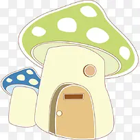 可爱卡通 卡通蘑菇-空若网 可爱卡通 卡通蘑菇-空若网