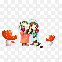 手绘冬季-空若网 手绘冬季-空若网