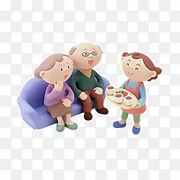 可爱卡通家人-空若网 可爱卡通家人-空若网