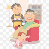 矢量温馨家庭-空若网 矢量温馨家庭-空若网