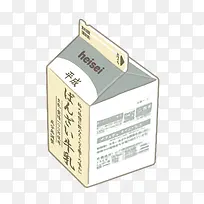 卡通手绘牛奶-空若网 卡通手绘牛奶-空若网