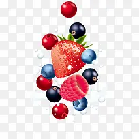 3D水果牛奶酸奶矢量图-空若网 3D水果牛奶酸奶矢量图-空若网