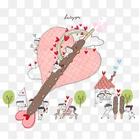 爱心滑梯-空若网 爱心滑梯-空若网