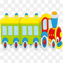 矢量卡通玩具火车素材-空若网 矢量卡通玩具火车素材-空若网