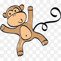 卡通可爱猴子-空若网 卡通可爱猴子-空若网