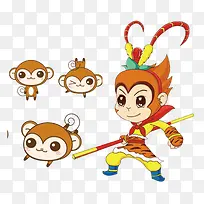 卡通猴子孙悟空-空若网 卡通猴子孙悟空-空若网