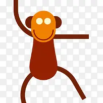可爱卡通猴子-空若网 可爱卡通猴子-空若网