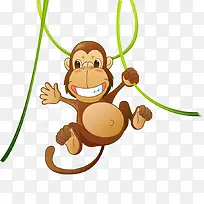卡通可爱动物猴子-空若网 卡通可爱动物猴子-空若网