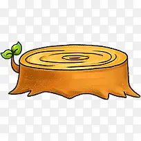 树头卡通艺术元素-空若网 树头卡通艺术元素-空若网