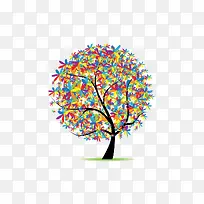 彩色的树-空若网 彩色的树-空若网