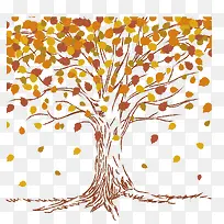 矢量手绘卡通树-空若网 矢量手绘卡通树-空若网