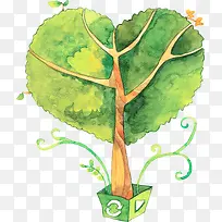 手绘卡通树-空若网 手绘卡通树-空若网