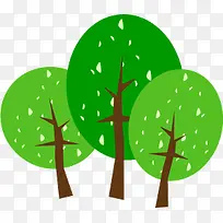 卡通手绘树-空若网 卡通手绘树-空若网