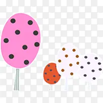 卡通树 树 红色树-空若网 卡通树 树 红色树-空若网