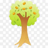 可爱卡通手绘树-空若网 可爱卡通手绘树-空若网