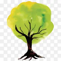手绘树矢量图下载-空若网 手绘树矢量图下载-空若网