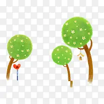 卡通手绘树-空若网 卡通手绘树-空若网