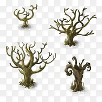 手绘卡通植物-空若网 手绘卡通植物-空若网