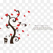 卡通手绘树心-空若网 卡通手绘树心-空若网