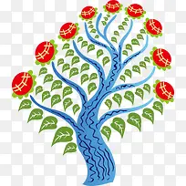 创意果实树-空若网 创意果实树-空若网