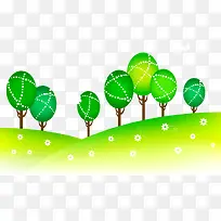 卡通清新小树-空若网 卡通清新小树-空若网