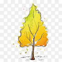 卡通手绘清新小树-空若网 卡通手绘清新小树-空若网