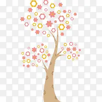 卡通树装饰-空若网 卡通树装饰-空若网