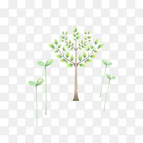 手绘小树-空若网 手绘小树-空若网