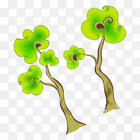 卡通小树-空若网 卡通小树-空若网