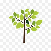 可爱绿色小树-空若网 可爱绿色小树-空若网